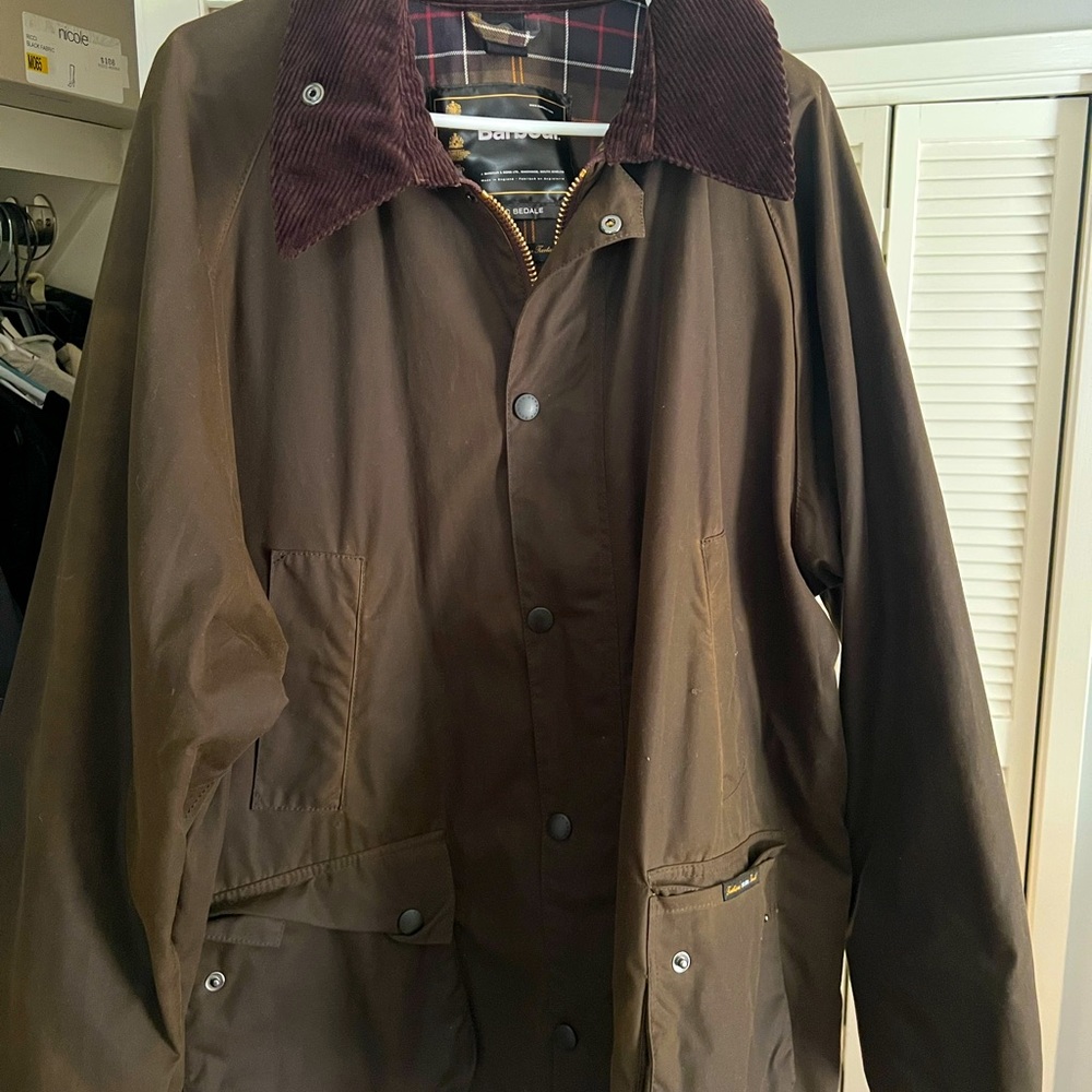 Barbour mens classic bedale wax coat .